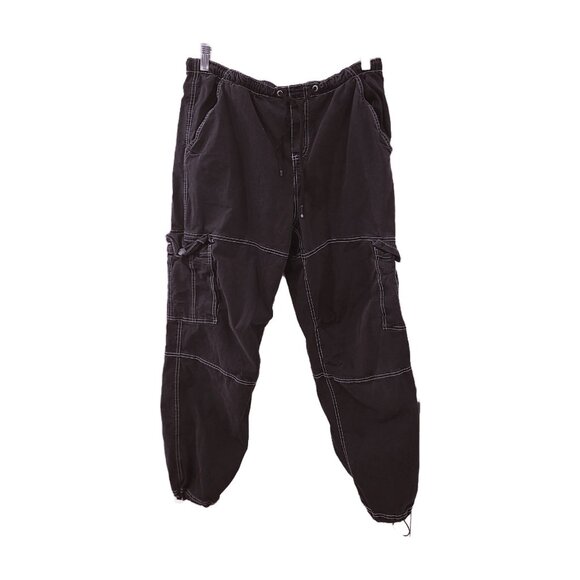 Garage Cargo Black Jogger Pants - Picture 6 of 7